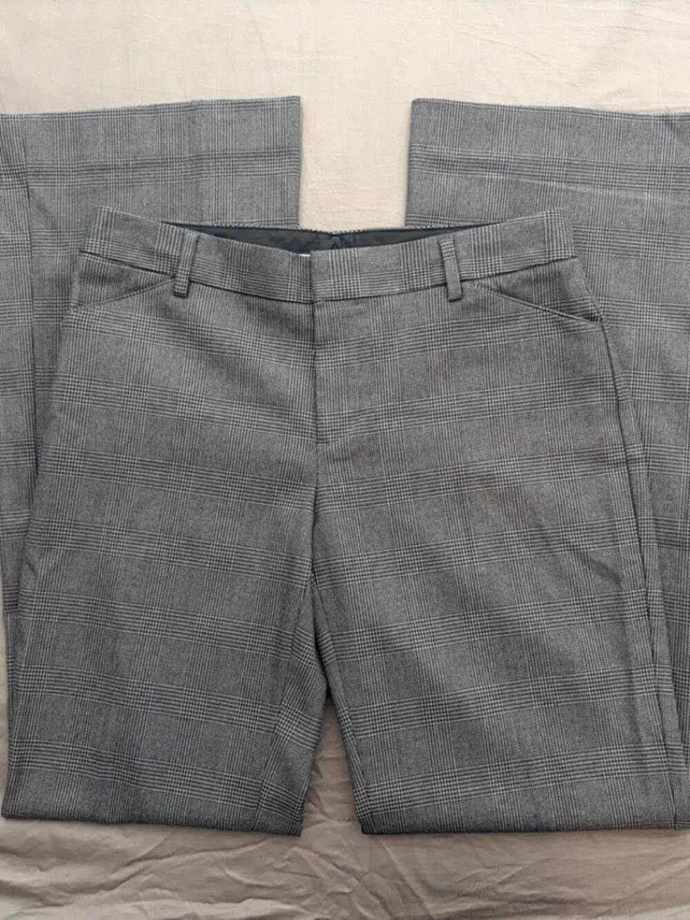 gap stretch plaid perfect trouser - 4r